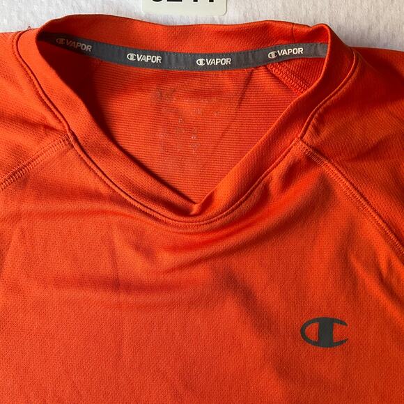 Champion Men’s Short Sleeve T-shirt size M, Orange & Gray - Picture 4 of 5